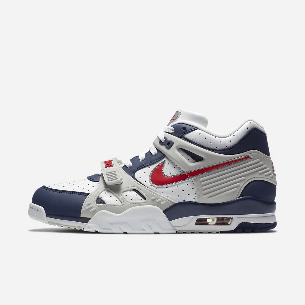 Sneakers Nike Air Trainer 3 Bleu Marine 2763-514 Midnight Navy/White/Vast Grey/University Red Homme | GDM-48945881